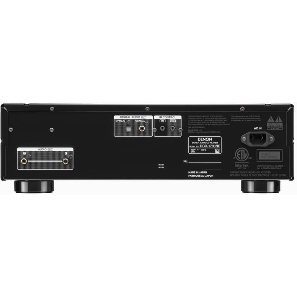 CD SACD Player Denon DCD-1700NE - Black - Imagem 4
