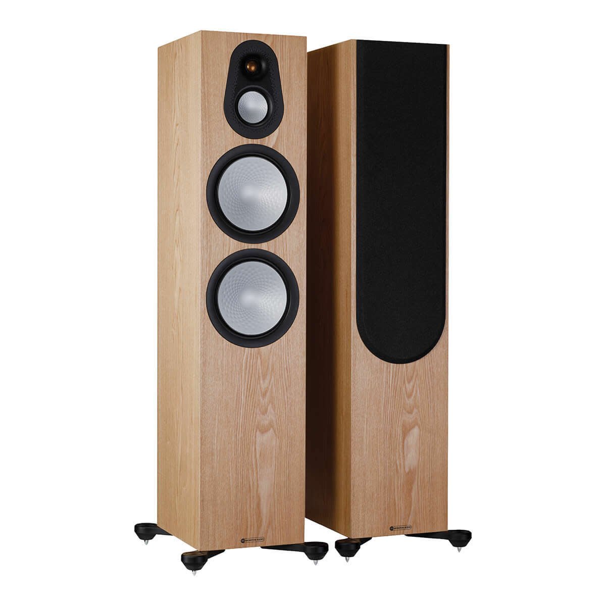 Caixa torre Monitor Audio Silver 500 G7 Ash - par