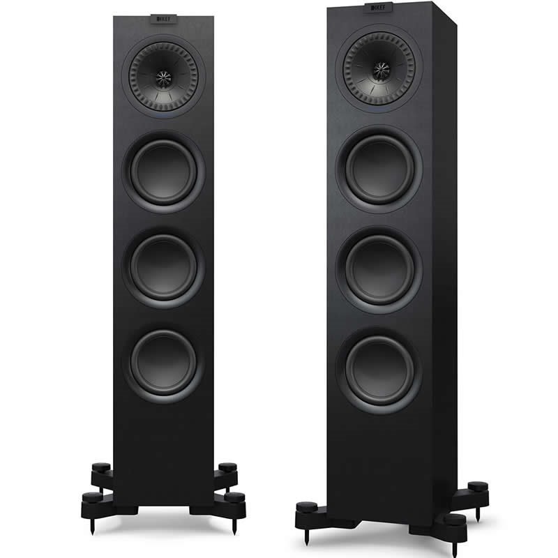 Caixa Torre KEF Q550 Satin Black - Par
