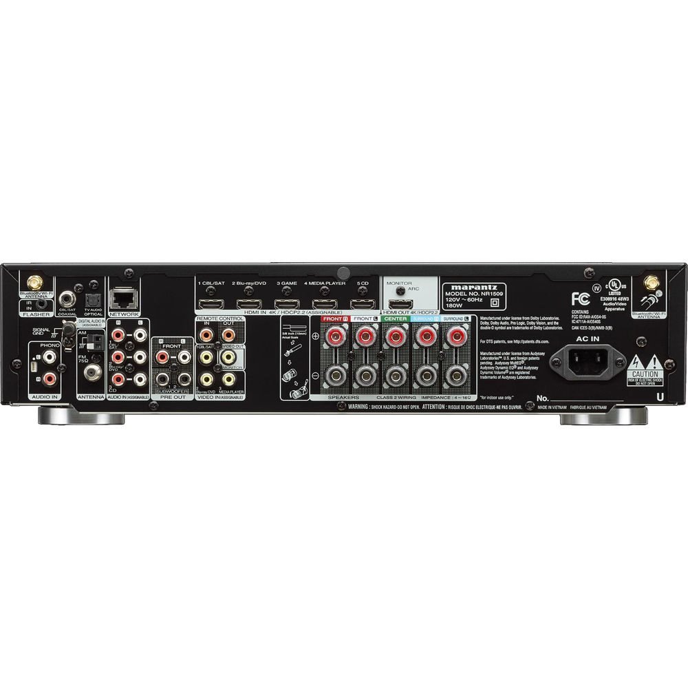 Receiver Marantz NR1510 -Slim Wi-fi Bluetooth 5.2 HDR UHD - 110V - Imagem 2