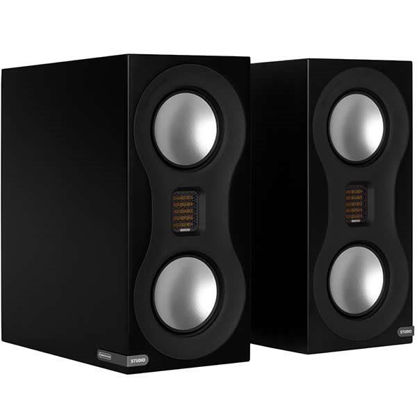Caixa bookshelf Monitor Audio Studio Satin Black - Par