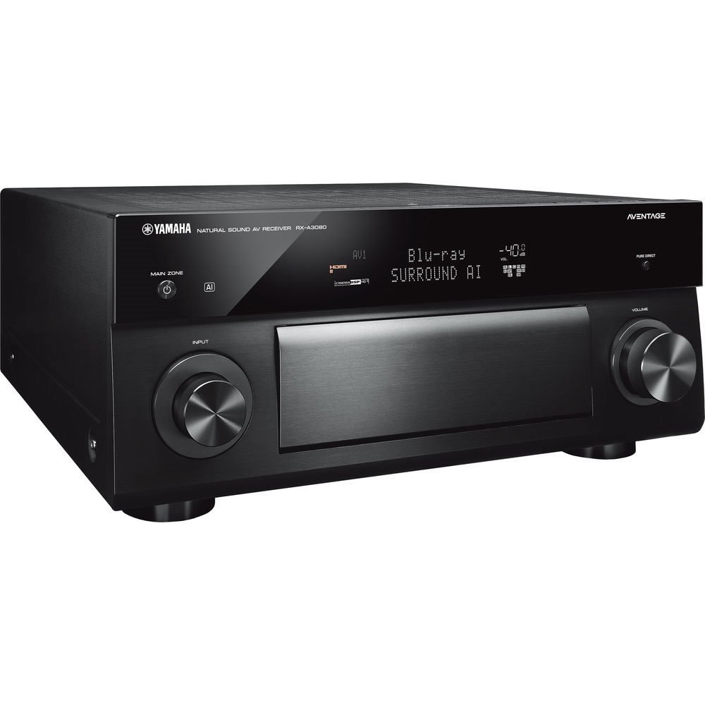 Receiver Yamaha Aventage RX-A3080 9.2 Dolby Atmos Vision DTS: X HDR10 - Bivolt