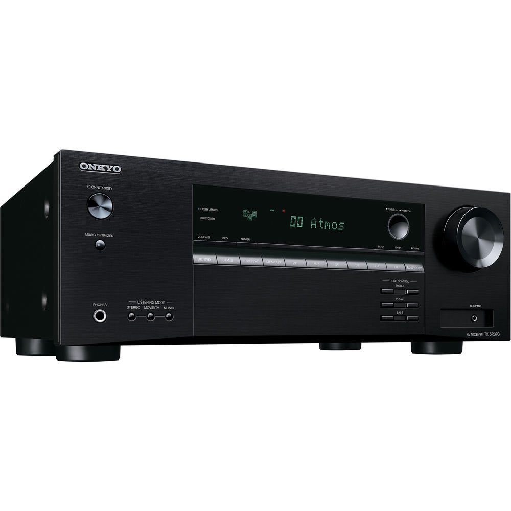 Receiver Onkyo TX-SR393 5.2 Bluetooth HDR