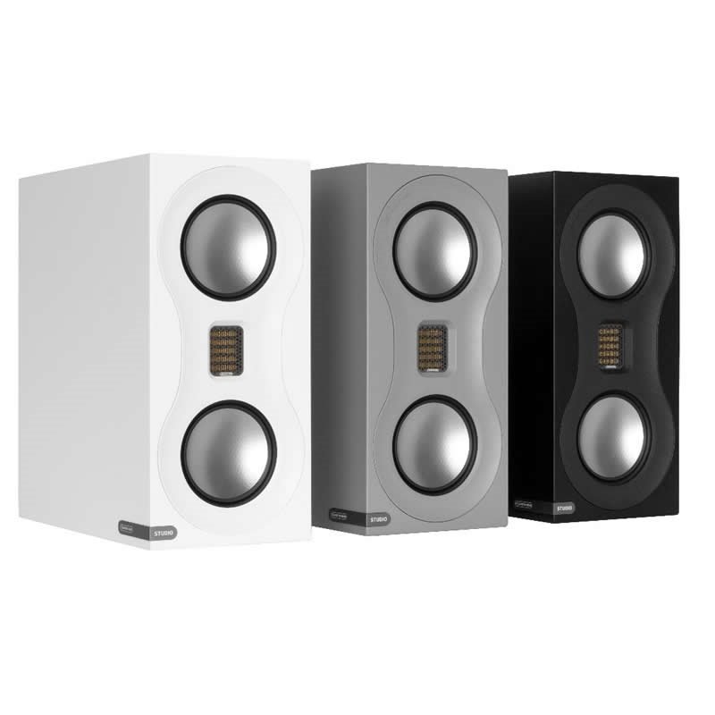 Caixa bookshelf Monitor Audio Studio Satin Black - Par - Imagem 2