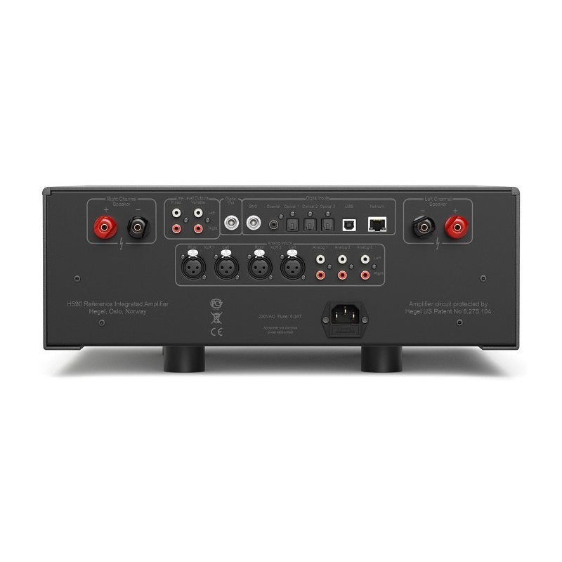 Amplificador integrado Hegel H590 Network 115V - Imagem 3