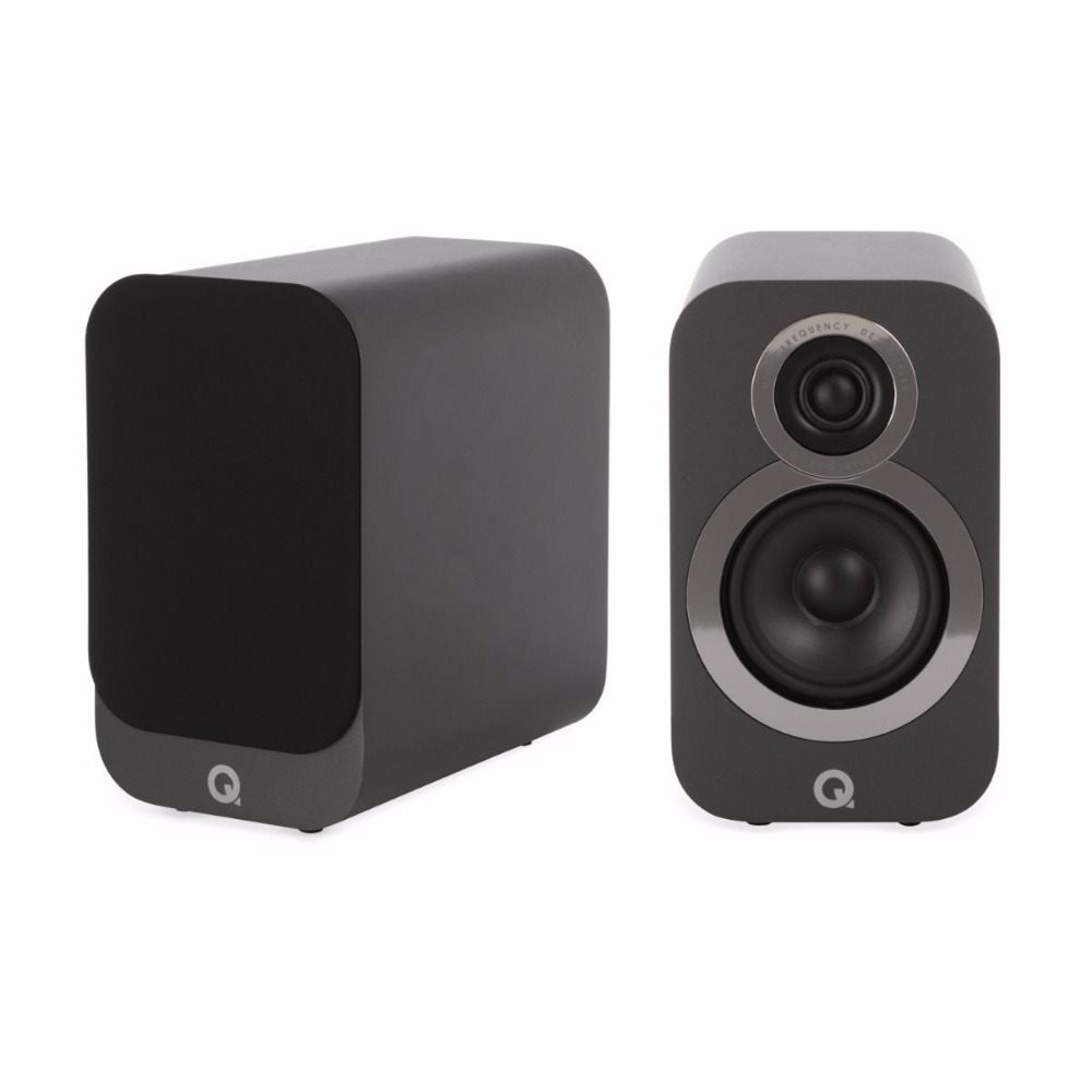 Caixa bookshelf Q Acoustics 3010i Graphite Grey - Par
