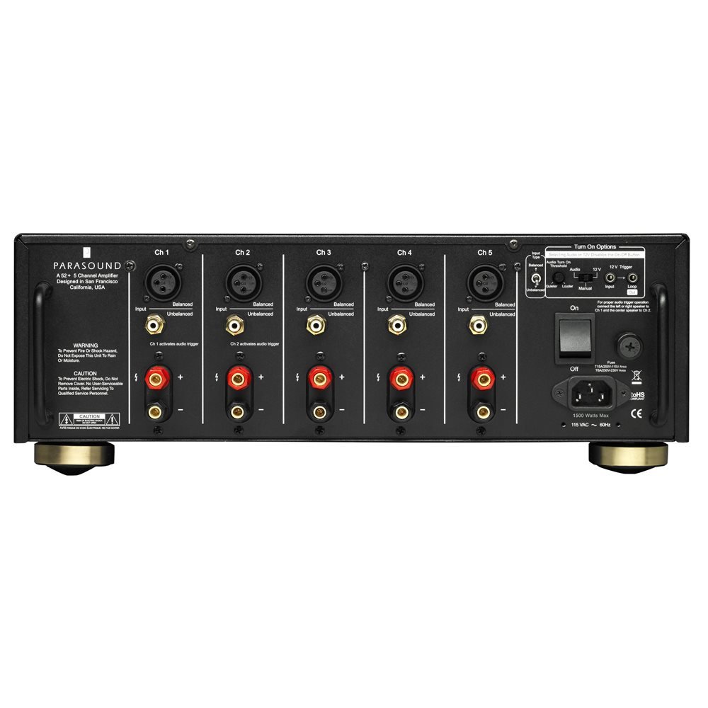 Amplificador Parasound Halo A52+ - 5 canais - Imagem 3