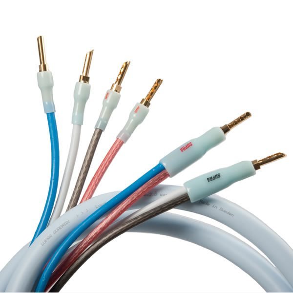 Cabo para caixas Supra QUADRAX 4X2.0 BI-WIRE COMBICON 2M - par