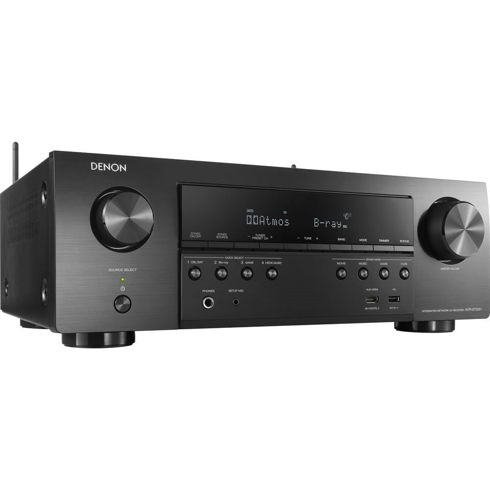 Receiver Denon AVR-S750H 7.2 Bluetooth 4K Dolby Vision - Atmos - WIFI