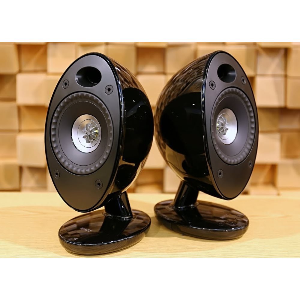 Sistema de som Wi-fi KEF EGG - Gloss Black - Par - Imagem 3