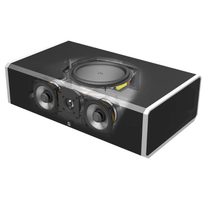 Caixa central Definitive CS9040