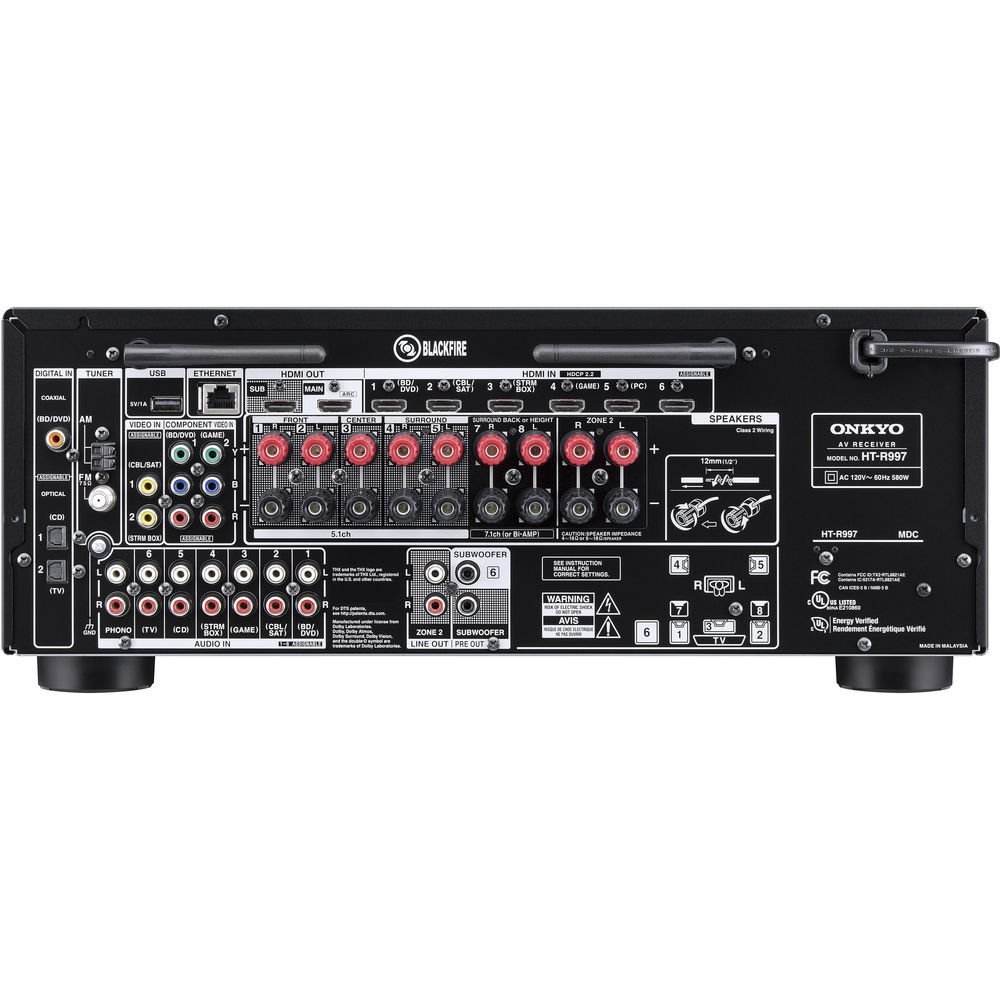 Home theater Onkyo HT-S9800THX 7.1 HDR10, Dolby Vision - Imagem 3