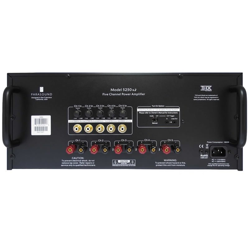 Amplificador Parasound 5250 v.2 - Imagem 2