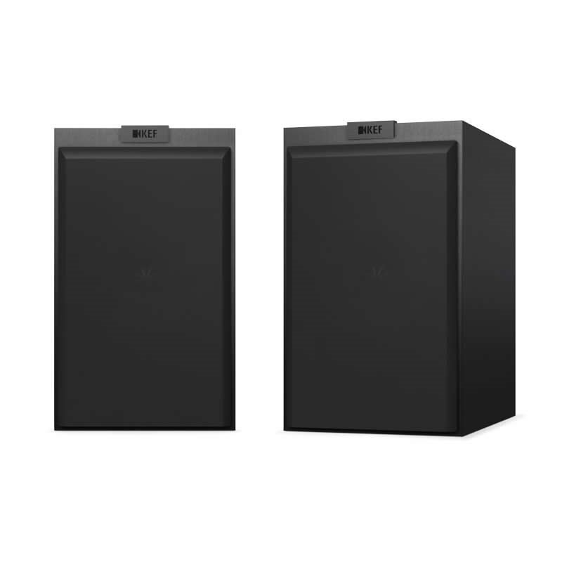 Caixa bookshelf KEF Q350 Satin Black - Par - Imagem 2