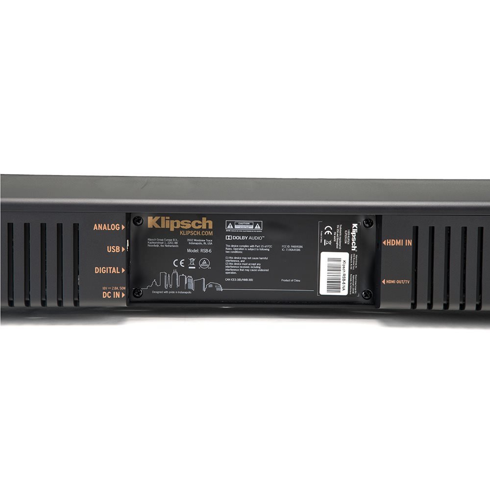 Soundbar Klipsch RSB-6 - Sub sem fio - Bluetooth - Imagem 4