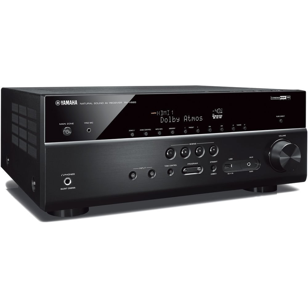 Receiver Yamaha RX-V685 - 7.2 Bluetooth - Dolby Vision - HDR UHD