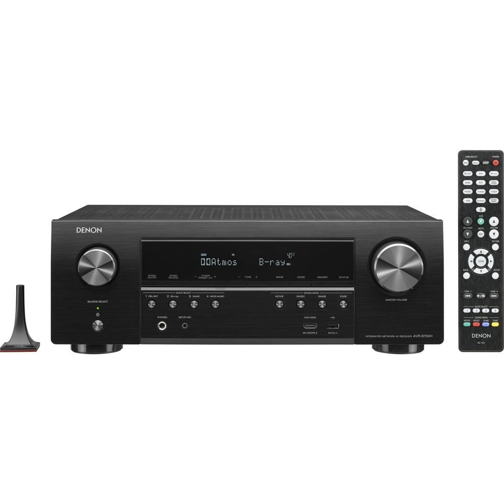 Receiver Denon AVR-S750H 7.2 Bluetooth 4K Dolby Vision - Atmos - WIFI - Imagem 2