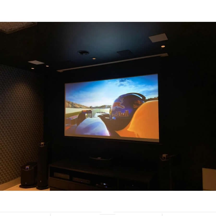 Tela motorizada Dual Screen Eletric 100" 16:9 High Contrast com moldura embutida - Imagem 2
