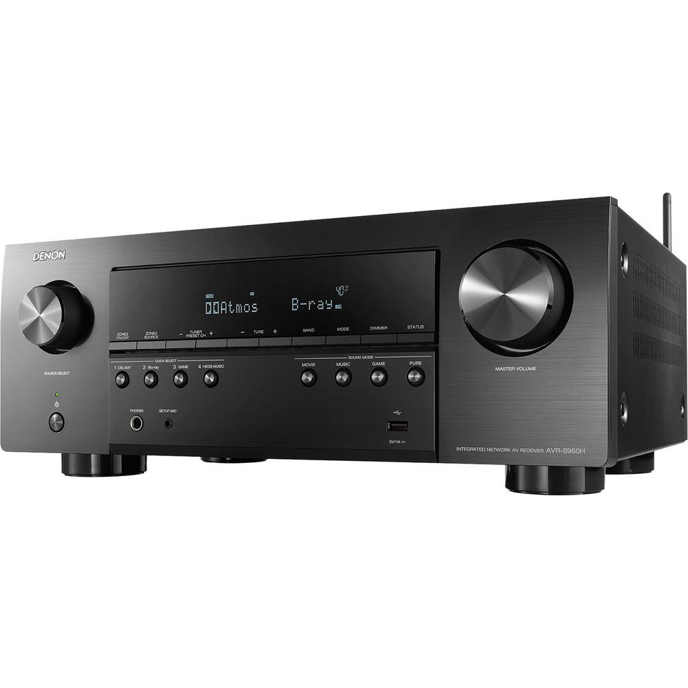 Receiver Denon AVR-S960H 7.2 8K - Dolby Atmos - DTS:X - Imagem 3