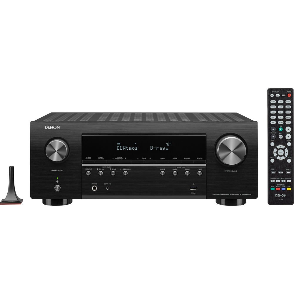 Receiver Denon AVR-S960H 7.2 8K - Dolby Atmos - DTS:X - Imagem 2