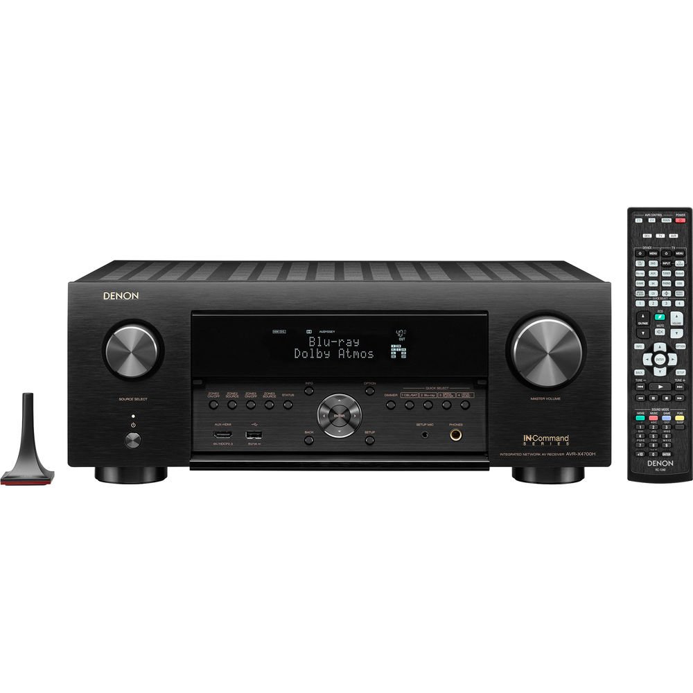 Receiver Denon AVR-X4700H 9.2 8K Atmos HDR IMAX - 220V - Imagem 3