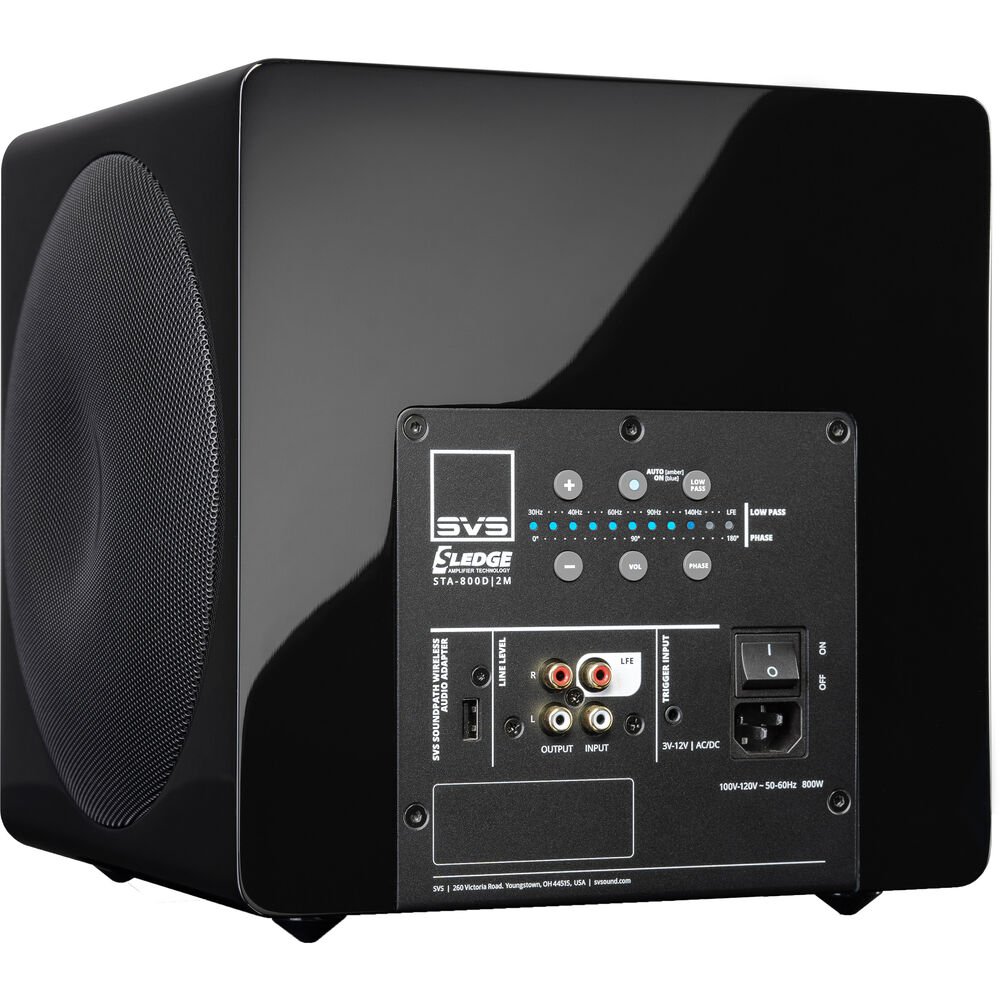Subwoofer SVS 3000 Micro Dual 8" 2500W - Piano Gloss Black - Imagem 3