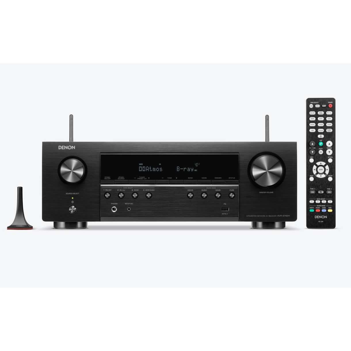 Receiver Denon AVR-S760H 7.2 8k eArc - Voice Control - HEOS - 110V - Imagem 2