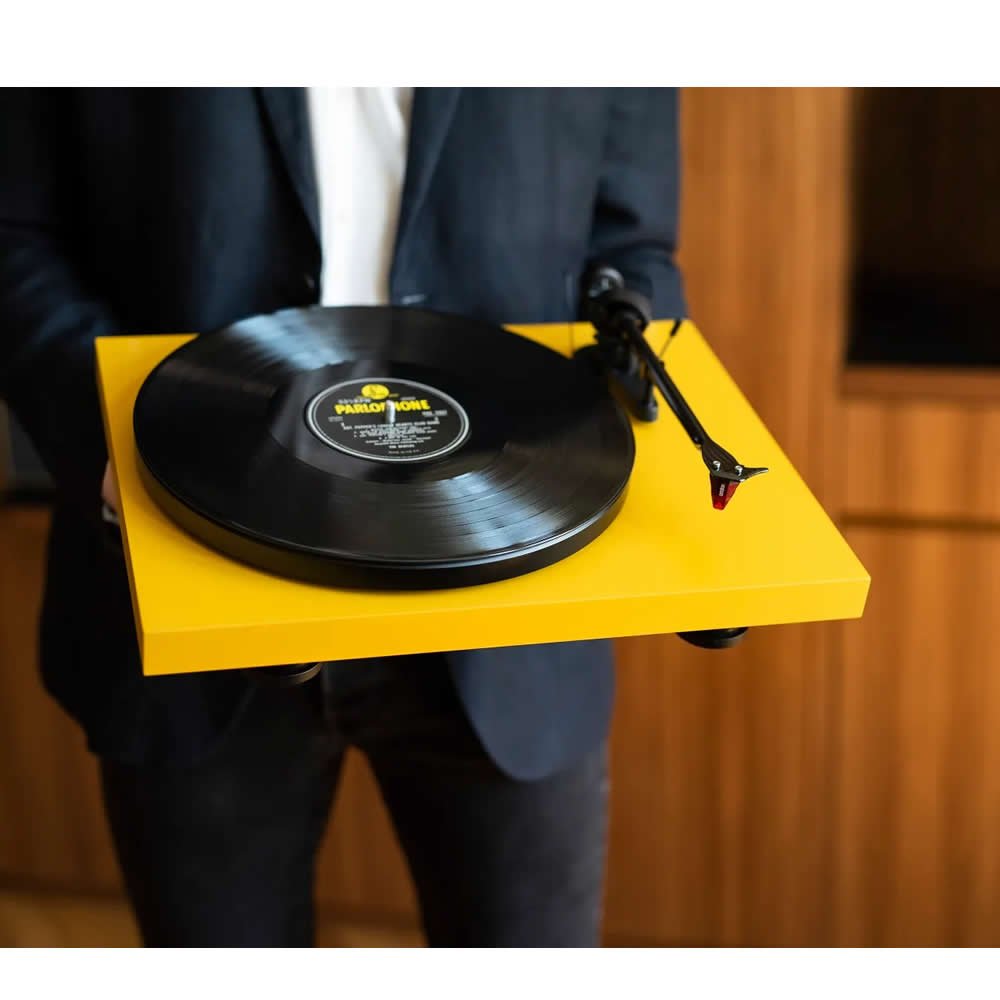 Toca discos Pro-ject Debut Carbon DC - RED 2M - Amarelo - Imagem 3