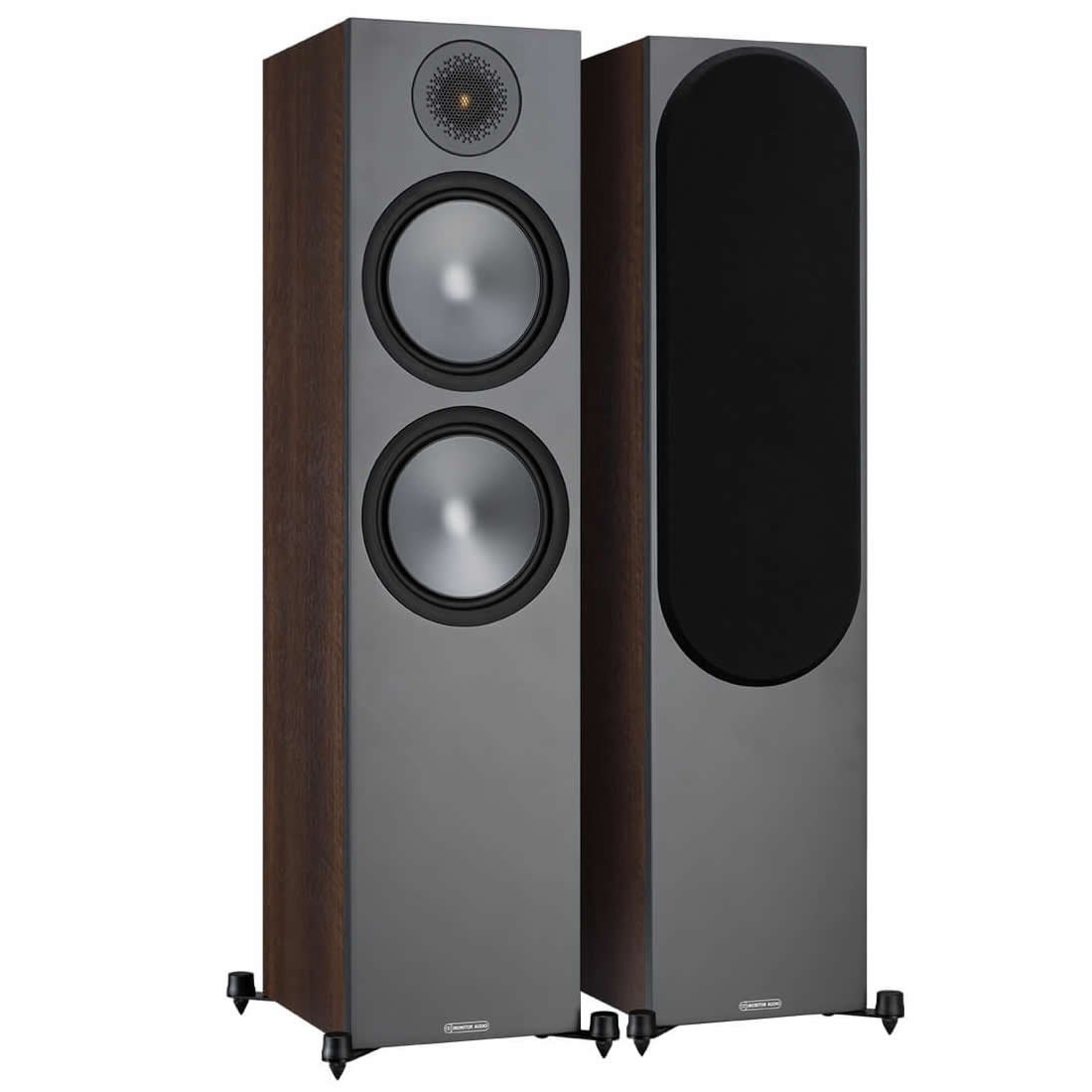 Caixa torre Monitor Audio Bronze 500 - Walnut Par