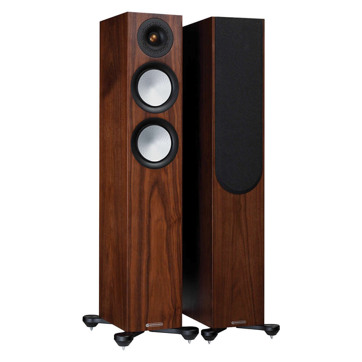 Caixa torre Monitor Audio Silver 200 G7 Natural Walnut - Par