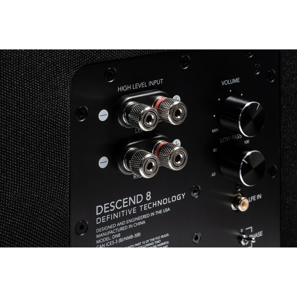 Subwoofer Definitive Descend DN10 - 500W - preto - Imagem 5