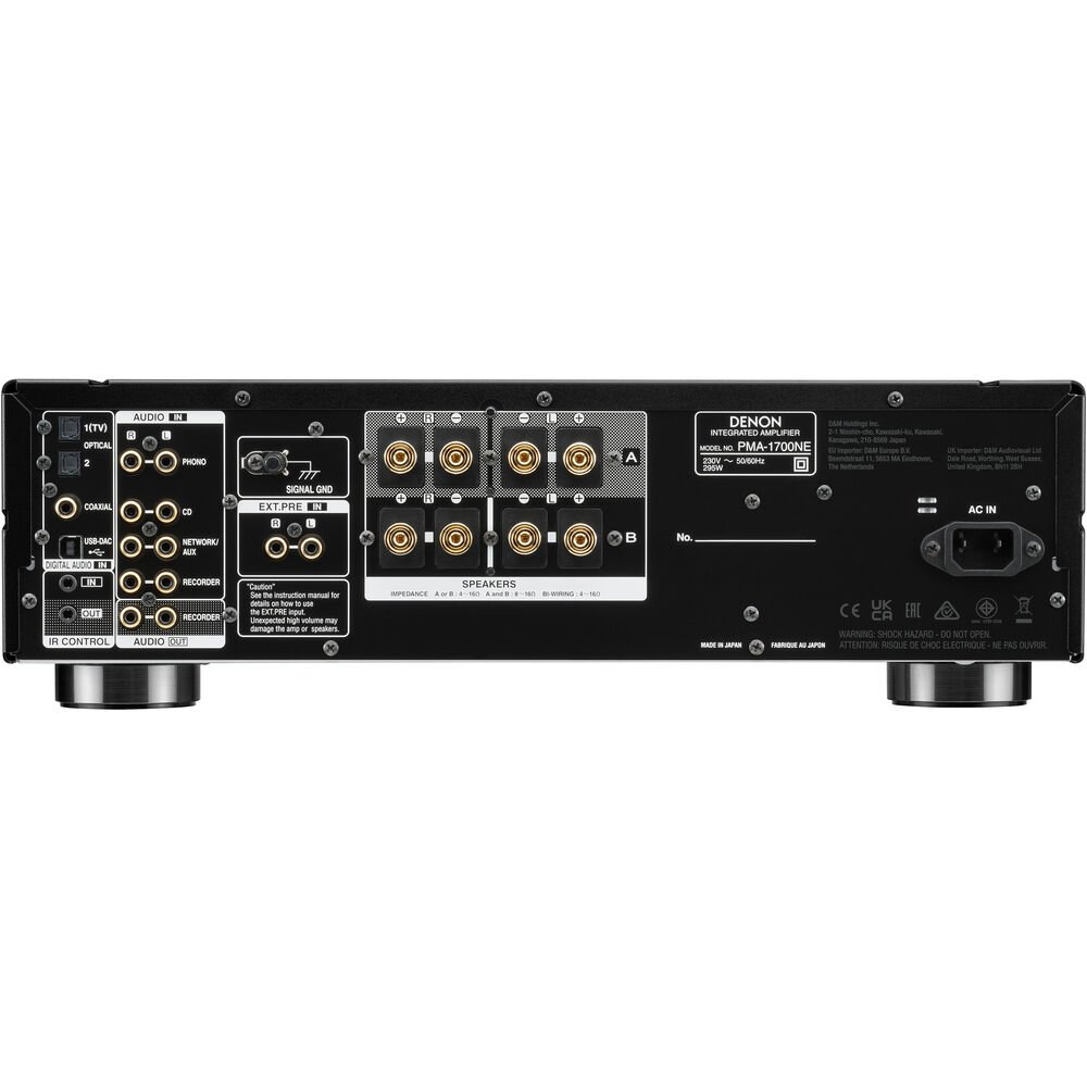 Amplificador integrado Denon PMA-1700NE - USB - DAC - DSD - PHONO - Prata - Imagem 3