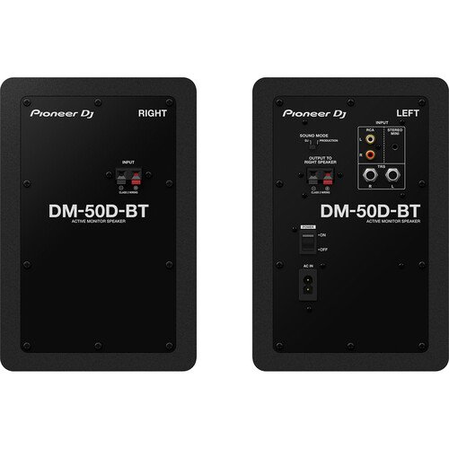 Caixa monitor Pioneer DM-50D-BT Bluetooth - Amplificada - Preto - Par - Imagem 3