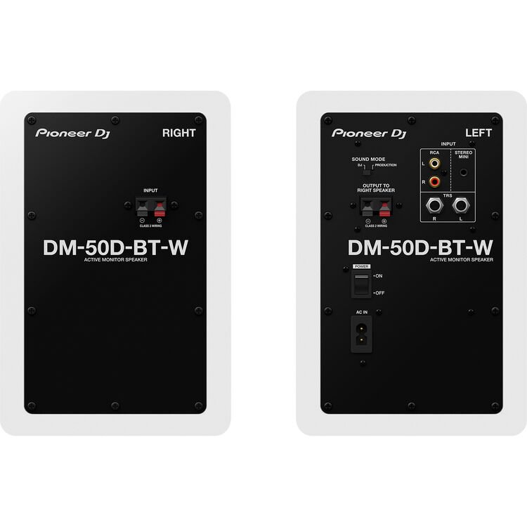 Caixa monitor Pioneer DM-50D-BT Bluetooth - Amplificada - Branco - Par - Imagem 3