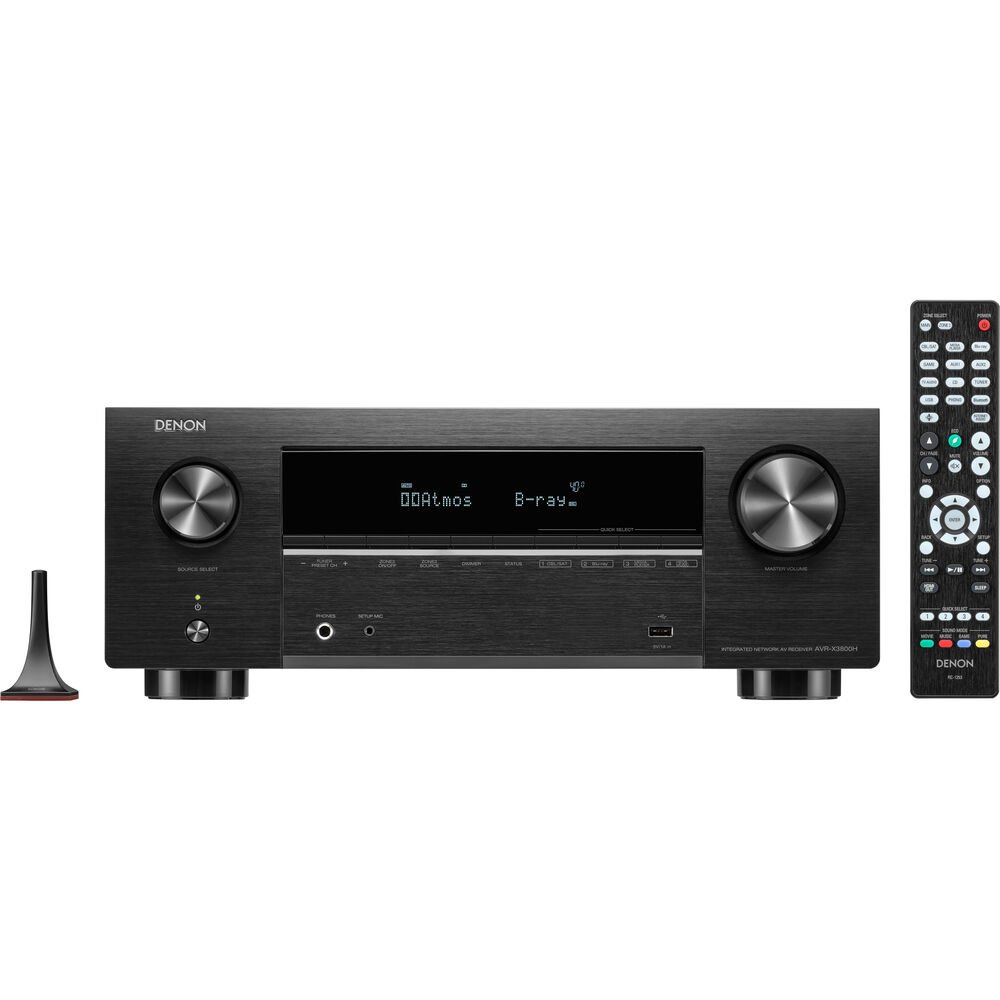 Receiver Denon AVR-X3800H 9.4 8K - Dolby Atmos - Vision - HDR10 eArc - 110V - Imagem 2