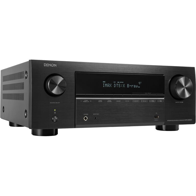 Receiver Denon AVR-X3800H 9.4 8K - Dolby Atmos - Vision - HDR10 eArc - 110V