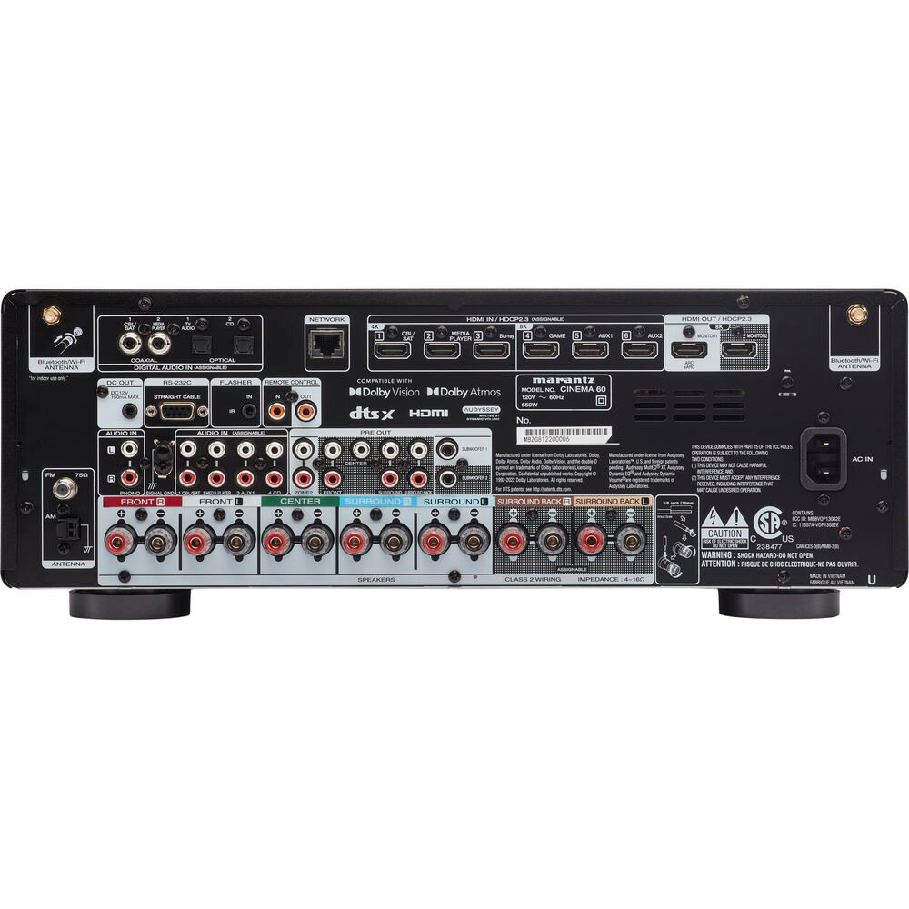Receiver Marantz Cinema 60 - 8K Earc - Atmos - Vision HEOS - 220V - Imagem 3