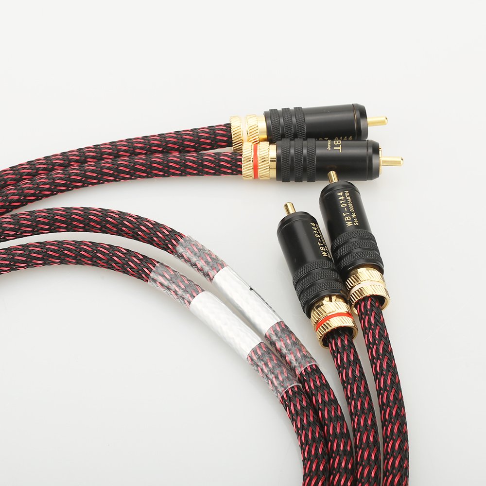 Cabo RCA estéreo Techaudio Crast - 0.5m - Imagem 3
