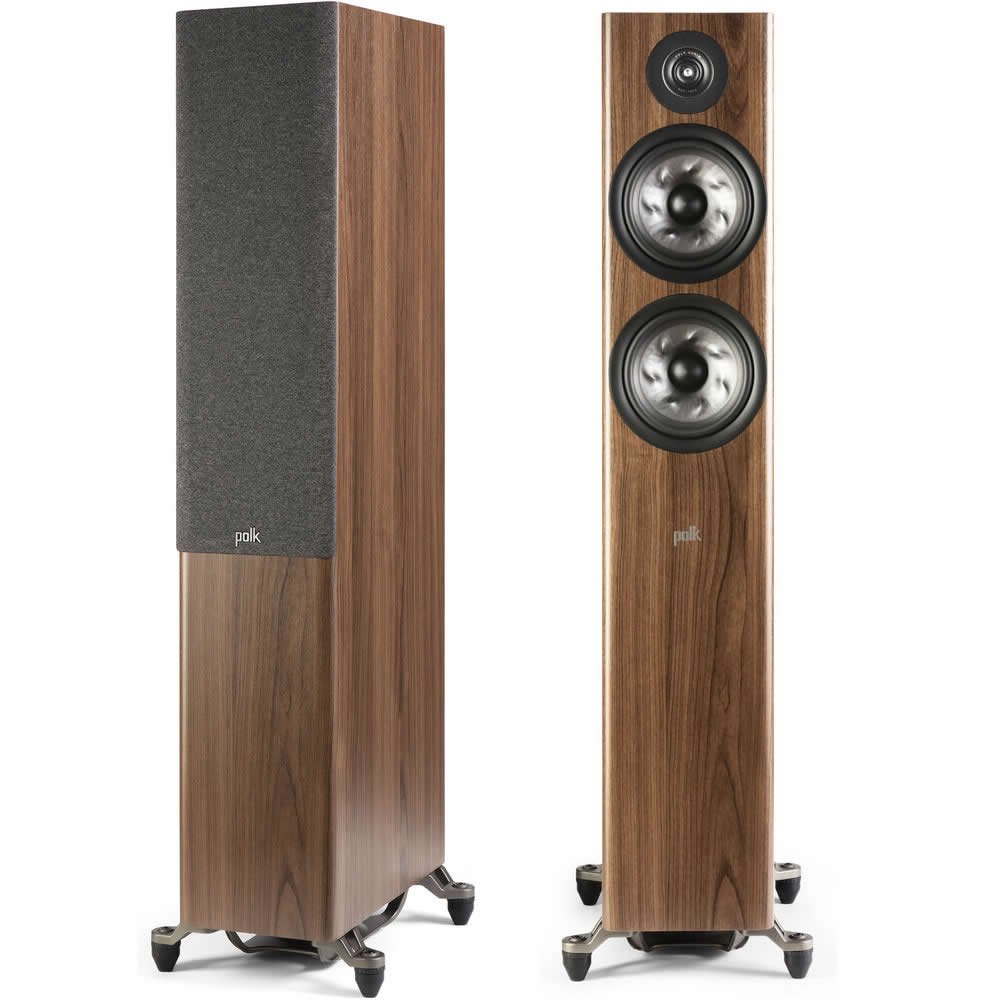 Caixa Torre Polk Audio Reserve R600 - Walnut - Par