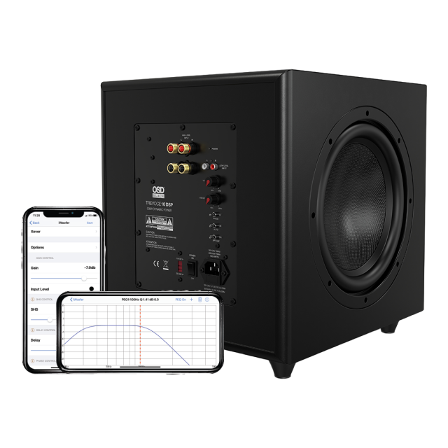 Subwoofer OSD Trevoce 8 EQ DSP - 8" 300W - Imagem 2