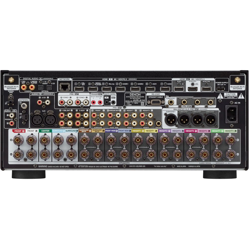 Receiver Denon AVR-A1H 15.4 - 8K - Atmos - IMAX Enhanced - 220v - Imagem 3