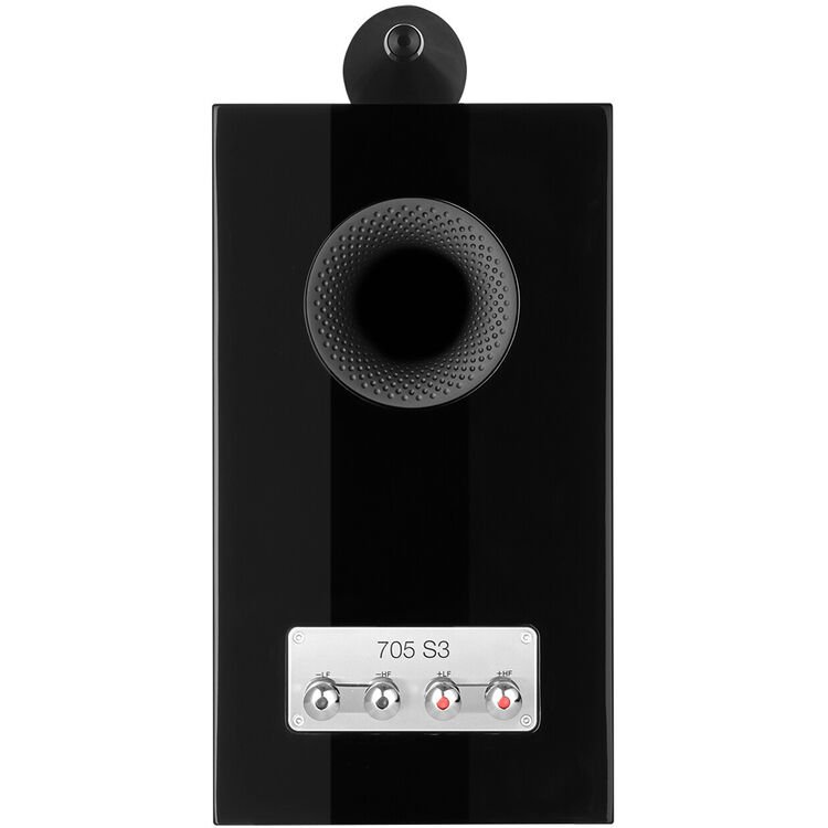 Caixa bookshelf B&W 705 S3 Gloss Black - Par - Imagem 4