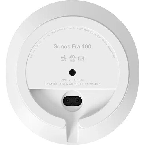 Caixa de som Sonos Era 100 Wi-Fi - branco - Imagem 4