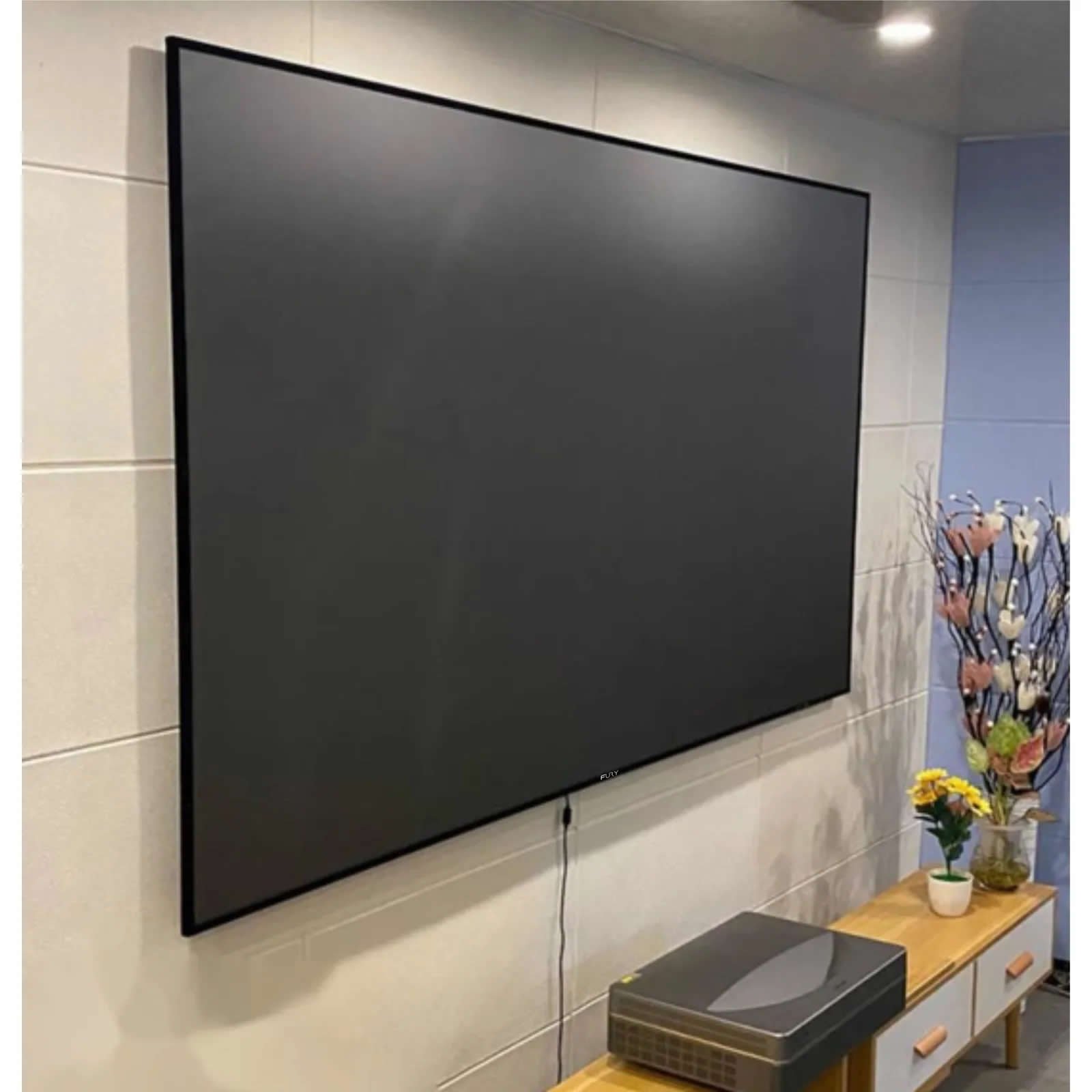 Tela fixa de Projeção ALR 150" BLACK (Ultra Curta Distância) - Imagem 2