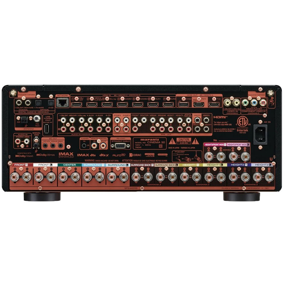 Receiver Marantz Cinema 30 - 11.4 - 8K Auro 3D IMAX - Black - 220v - Imagem 4