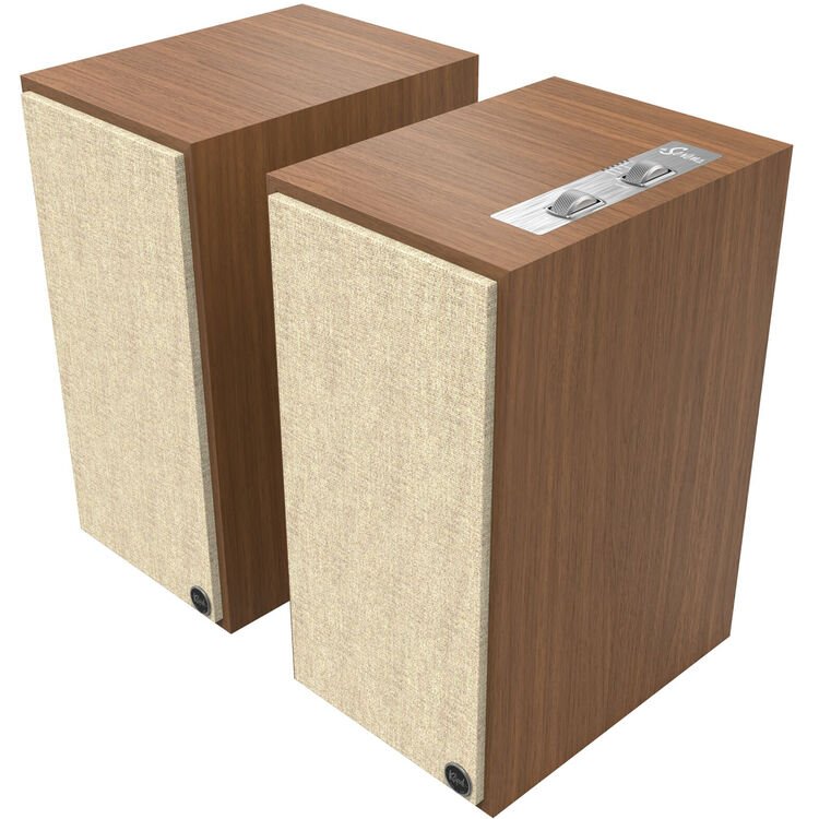 Caixa bookshelf amplificada Klipsch The Sevens Walnut - Par - Imagem 2