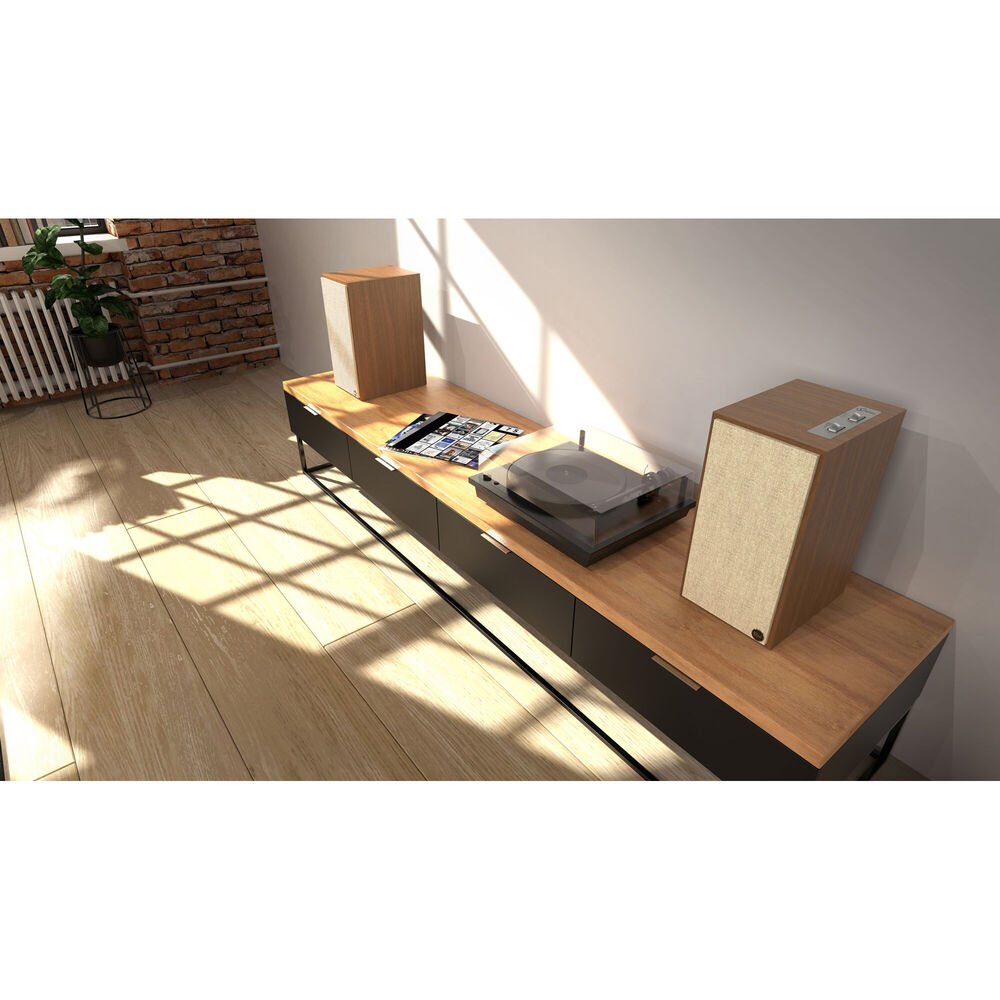 Caixa bookshelf amplificada Klipsch The Sevens Walnut - Par - Imagem 6