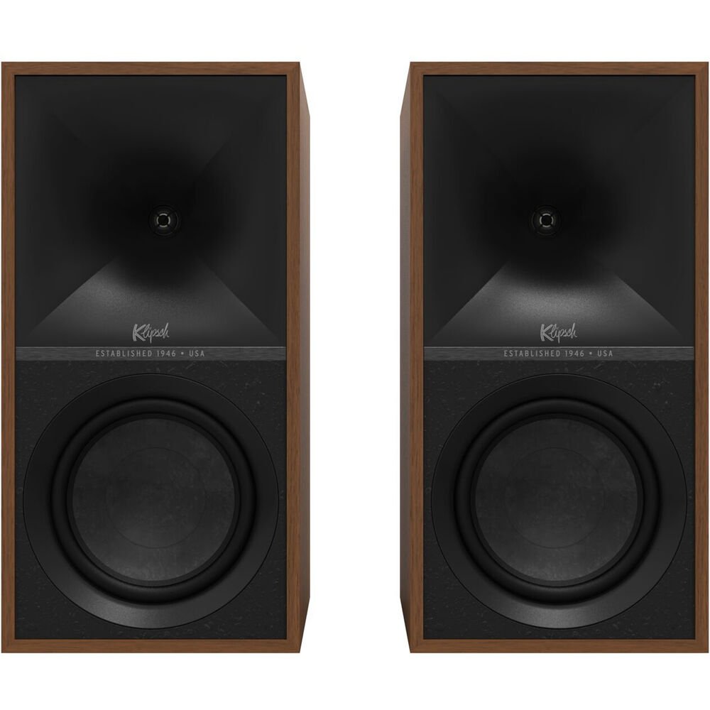 Caixa bookshelf amplificada Klipsch The Sevens Walnut - Par - Imagem 3