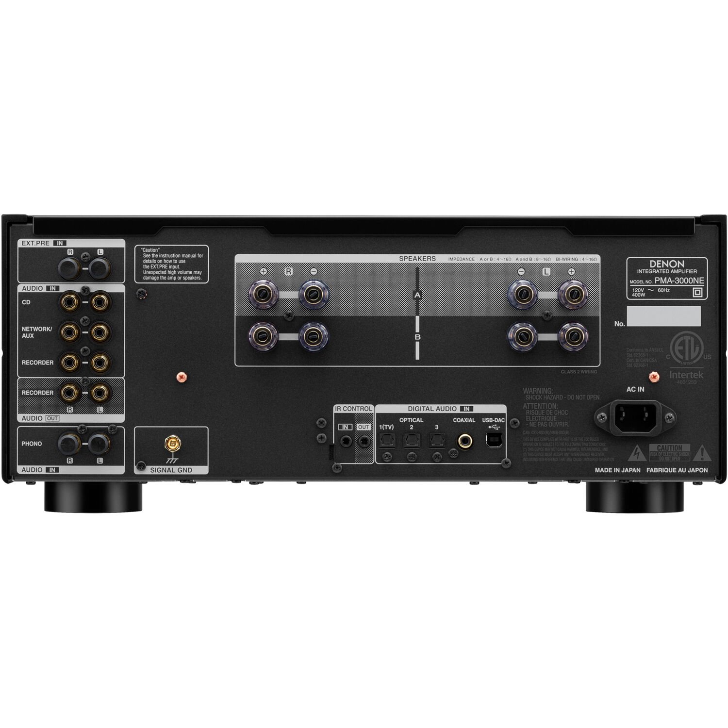 Amplificador integrado Denon PMA-3000NE - 160W - DAC - Phono - Imagem 4