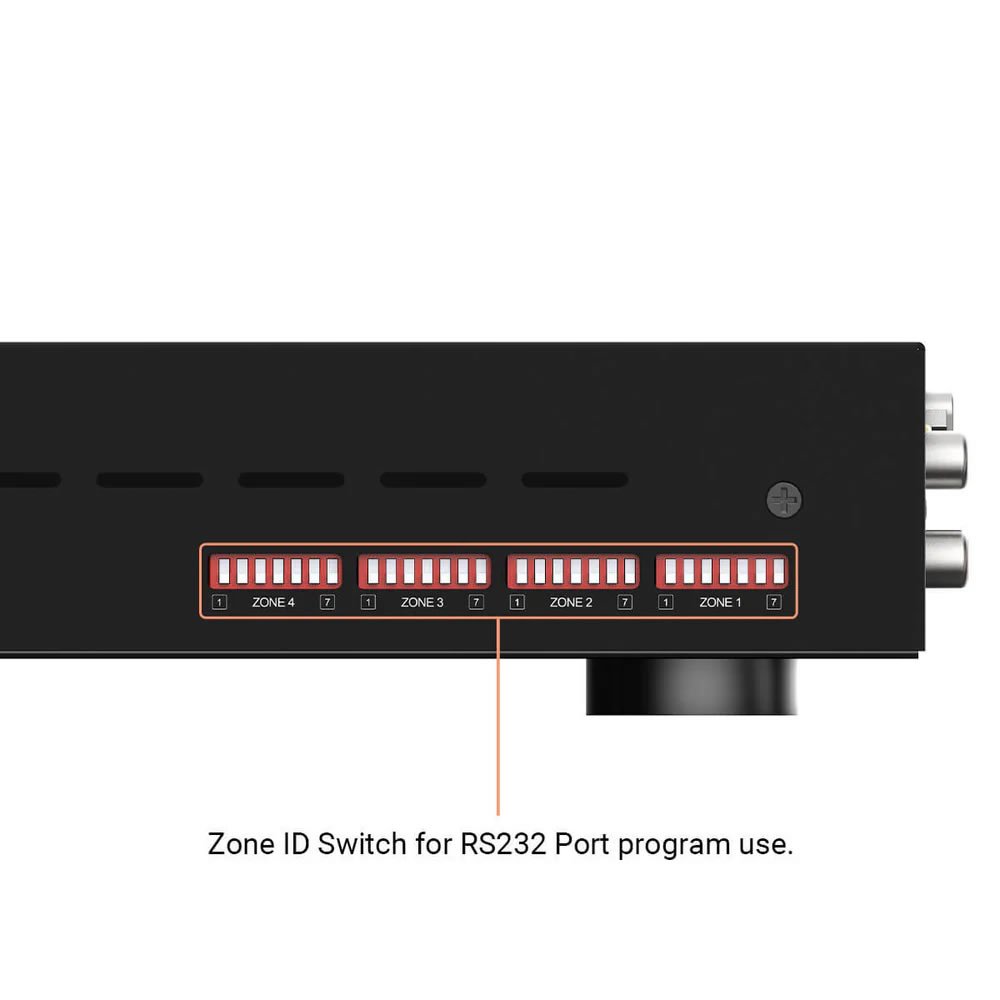 Pré-amplificador multiroom Arylic Rakoso H400 - 4 zonas - Streaming - Imagem 3